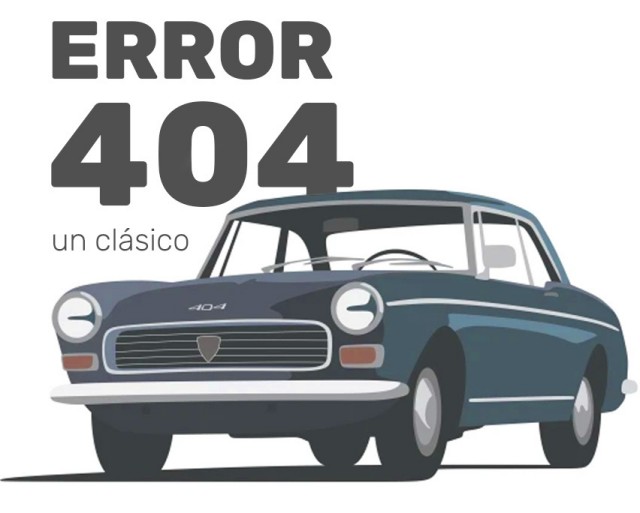 Error. 404 no encontrado